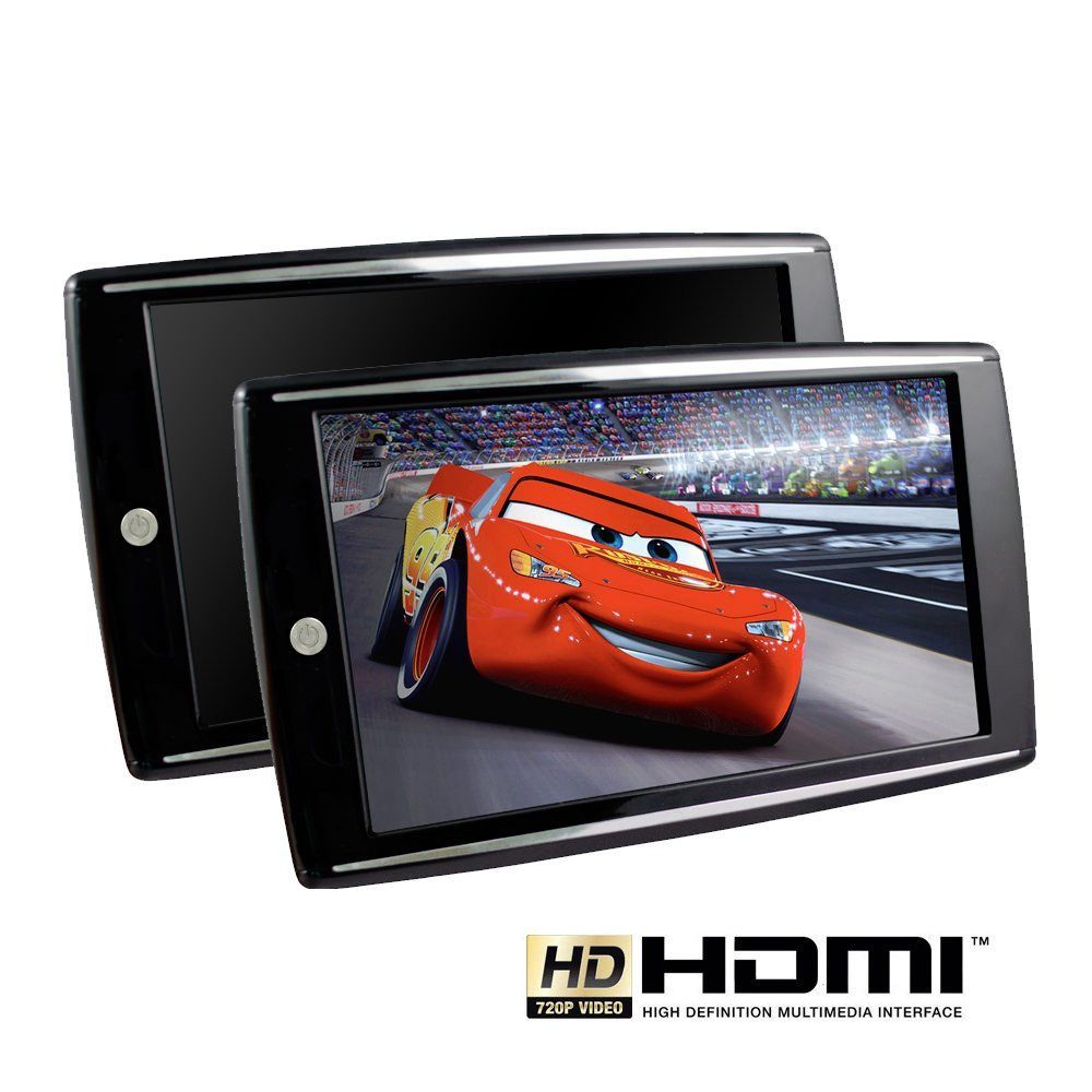 Ampire TFT-Monitor 22.9cm (9) mit IR-Sender, paarweise AMX090-HD Rückfahrkamera