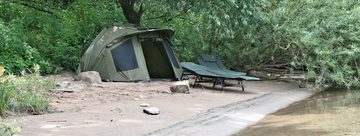 CampFeuer Angelzelt "Storm", 2 Mann Karpfenzelt, Bivvy, 3.000 mm Wassersäule, Personen: 2