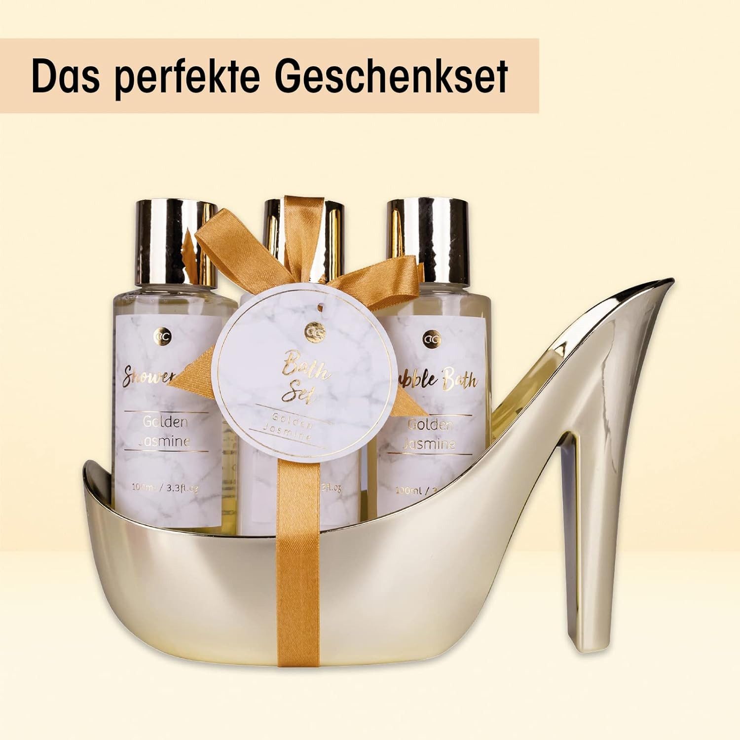 ACCENTRA Pflege-Geschenkset Marble, stilvollen Plastikschuh verpackt