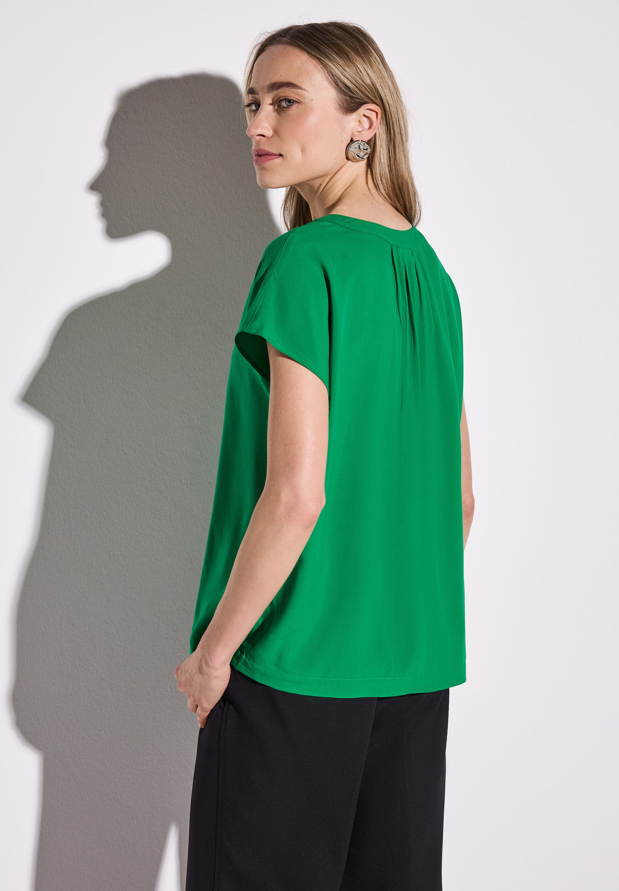 STREET ONE Hemdbluse, aus softer Viskose günstig online kaufen