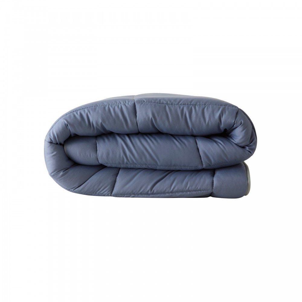 Karaca Tagesdecke Karaca Doppelseitige Decke 155x200 cm - Bettdecke Blau & günstig online kaufen