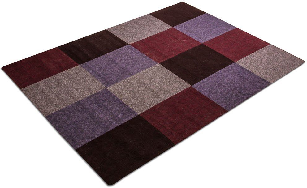 Teppich Patchwork Teppich - Weys - rechteckig, morgenland, rechteckig, Höhe: 6 mm, Sehr weicher Flor Mehrfarbig