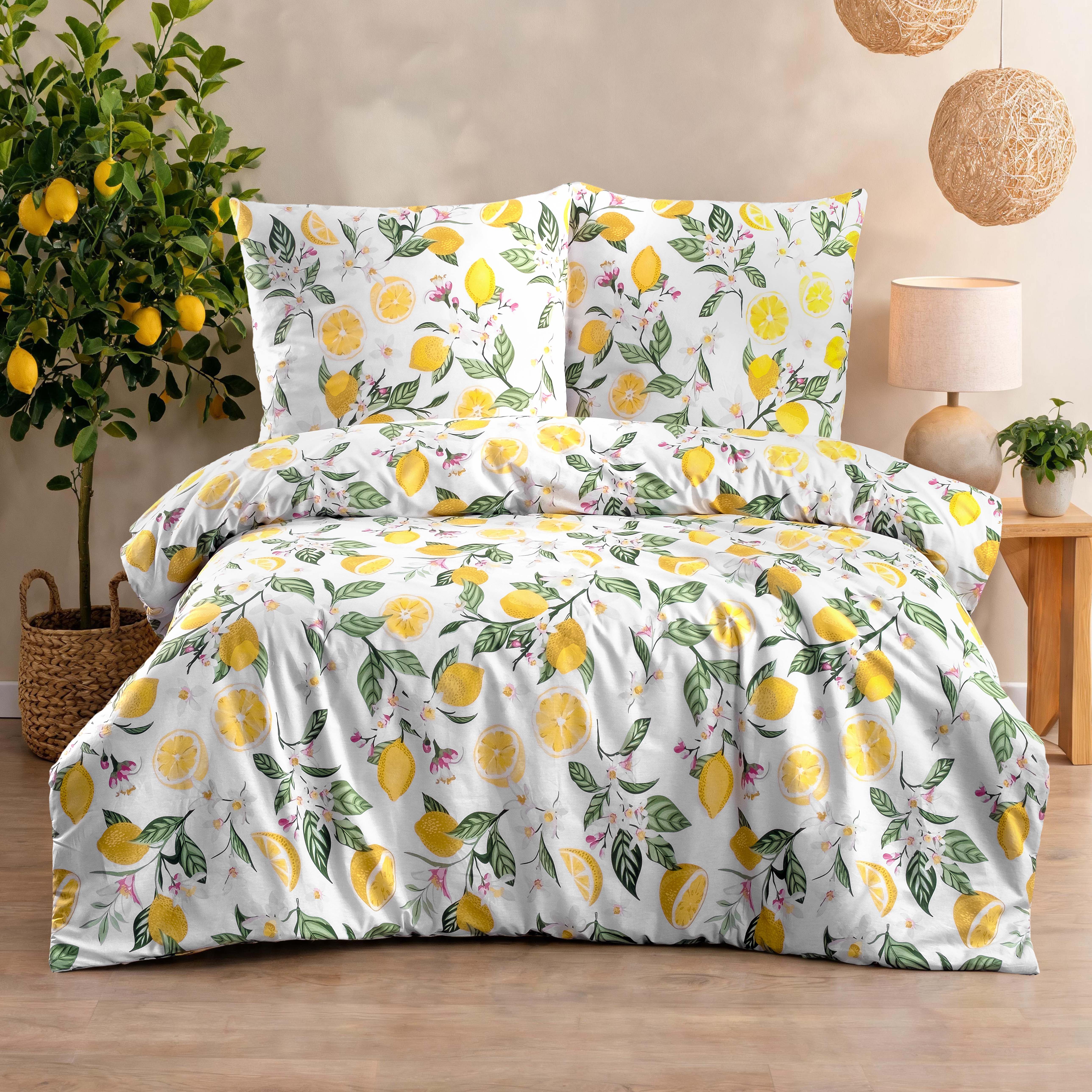Nordqueen Bettwäsche Nordqueen Ranforce aus 100 % Baumwolle, 155×220 cm, 1 Kissenbezug., Nordqueen Ranforce aus 100 % Baumwolle, 155 × 220 cm, 1 Kissenbezug.