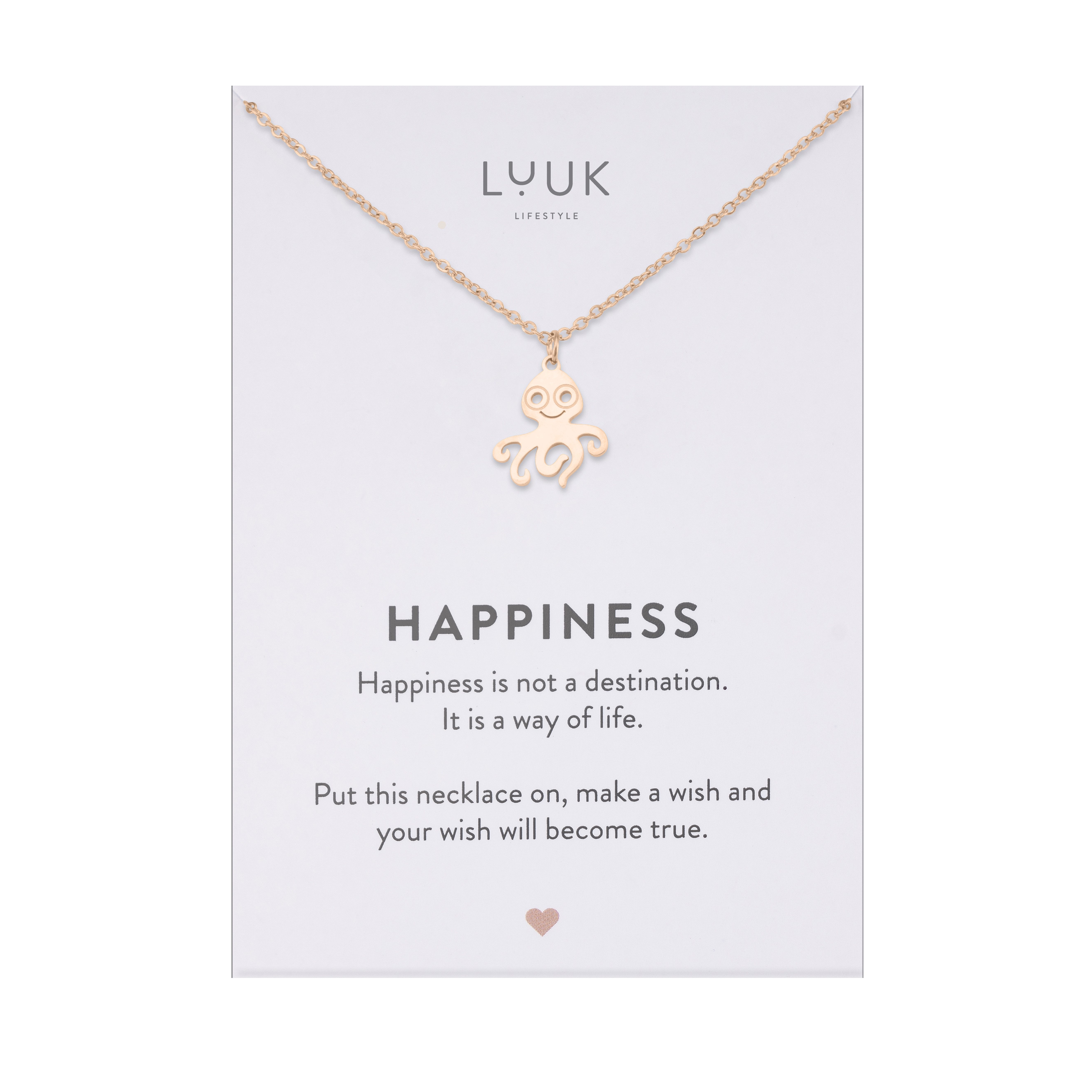 LUUK LIFESTYLE Kette mit Anhänger Oktopus, günstig online kaufen