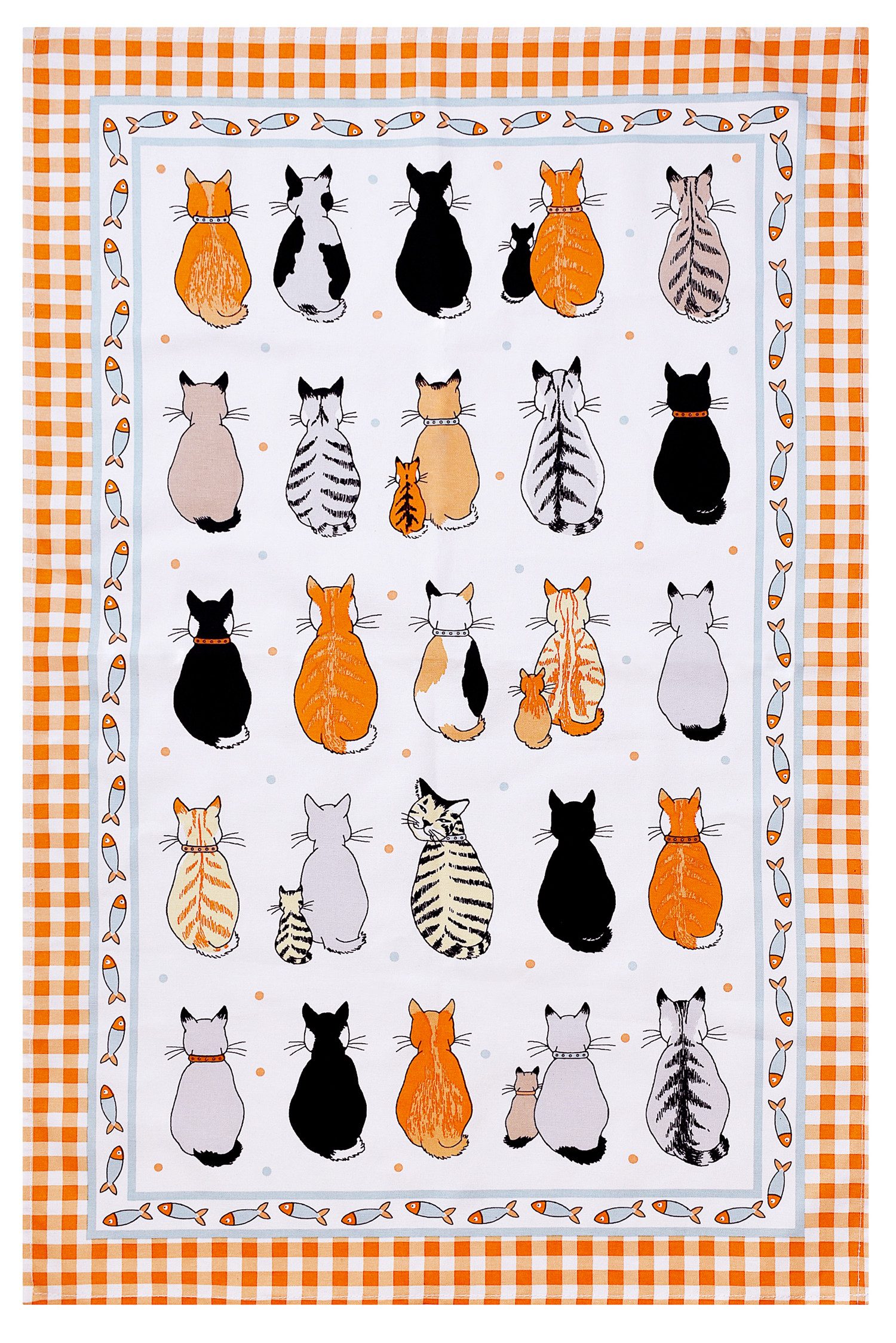 Ulster Weavers Geschirrtuch Cats In Waiting 2026, (1-tlg., 1-teilig), 100% Baumwolle 48x74cm Küchentuch