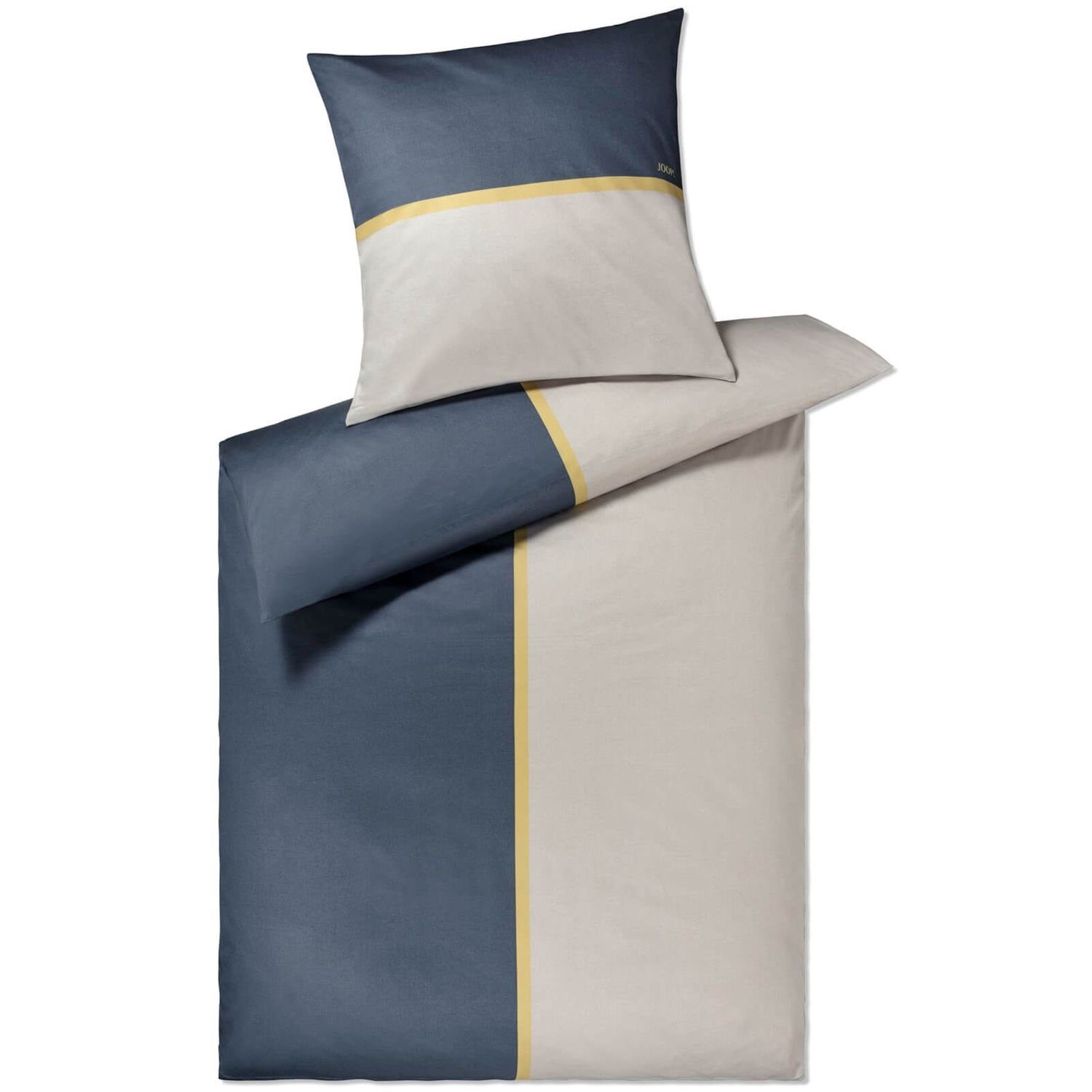 JOOP! Постельное белье Limit 4097 3 Stone, Mako-Satin, 3 teilig, Gestreift, Linie