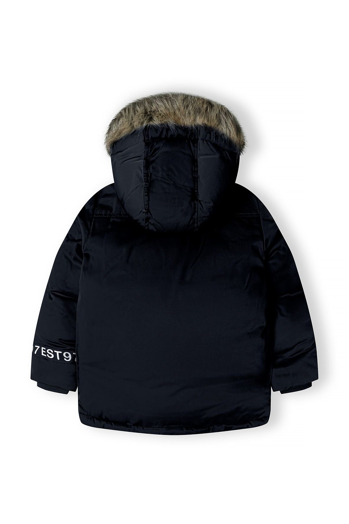 MINOTI Winterjacke mit Kapuze (2-14y) Blau flauschiger