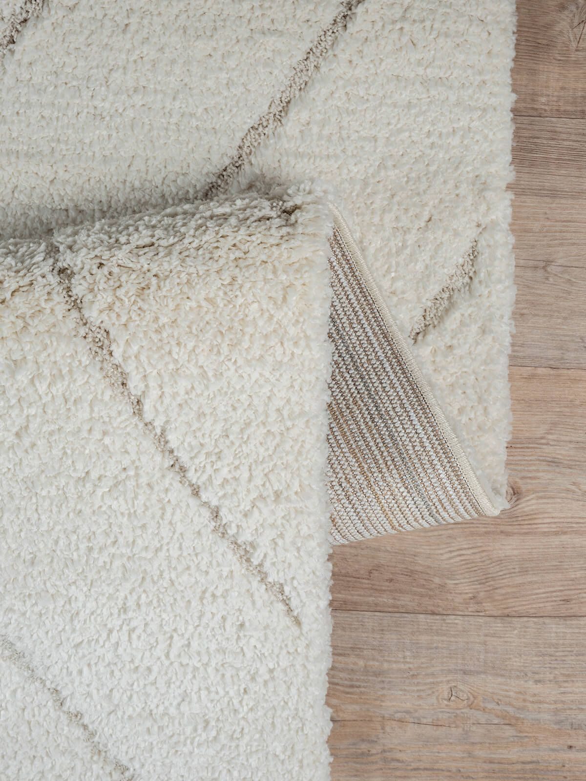 the carpet Teppich Bahar Shaggy, rechteckig, Höhe: 30 mm, Shaggy eleganter Wohnzimmer Teppich Hochflor – Bild 5 von 5