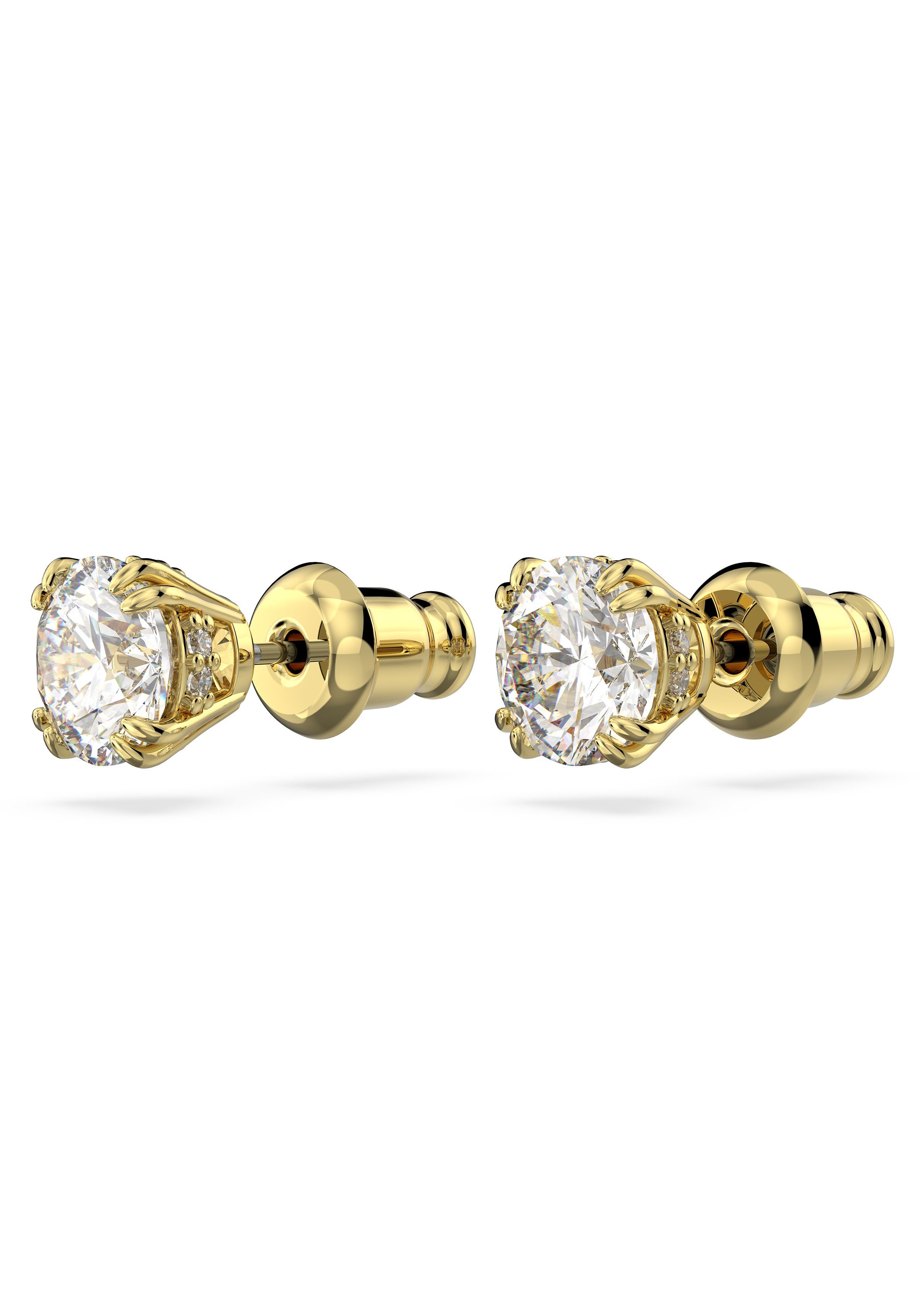 Swarovski Paar Ohrstecker Stilla Round Stern, mit Swarovski® Kristall