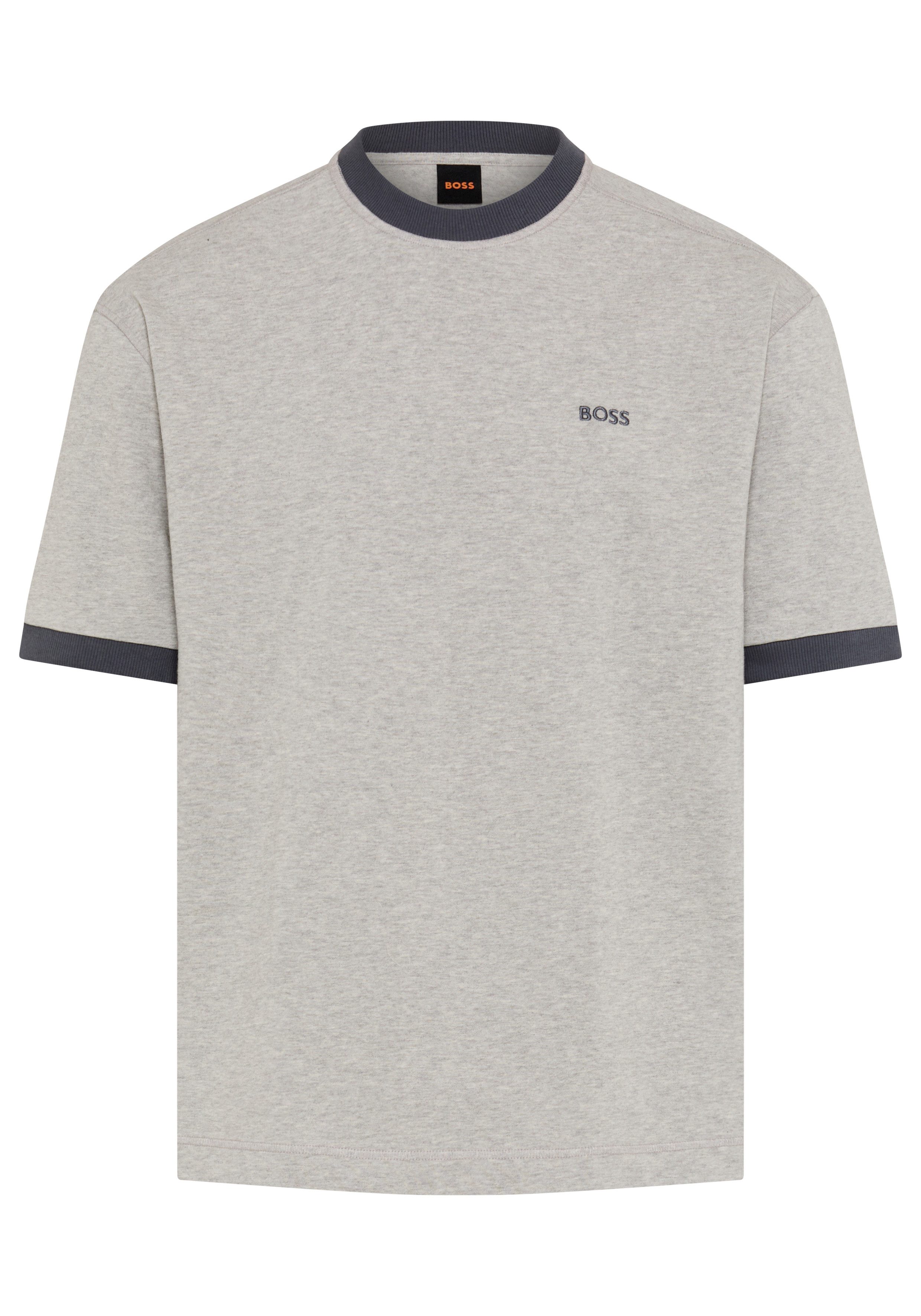BOSS ORANGE T-Shirt Te Edge Relaxed Fit, Logo-Stickerei