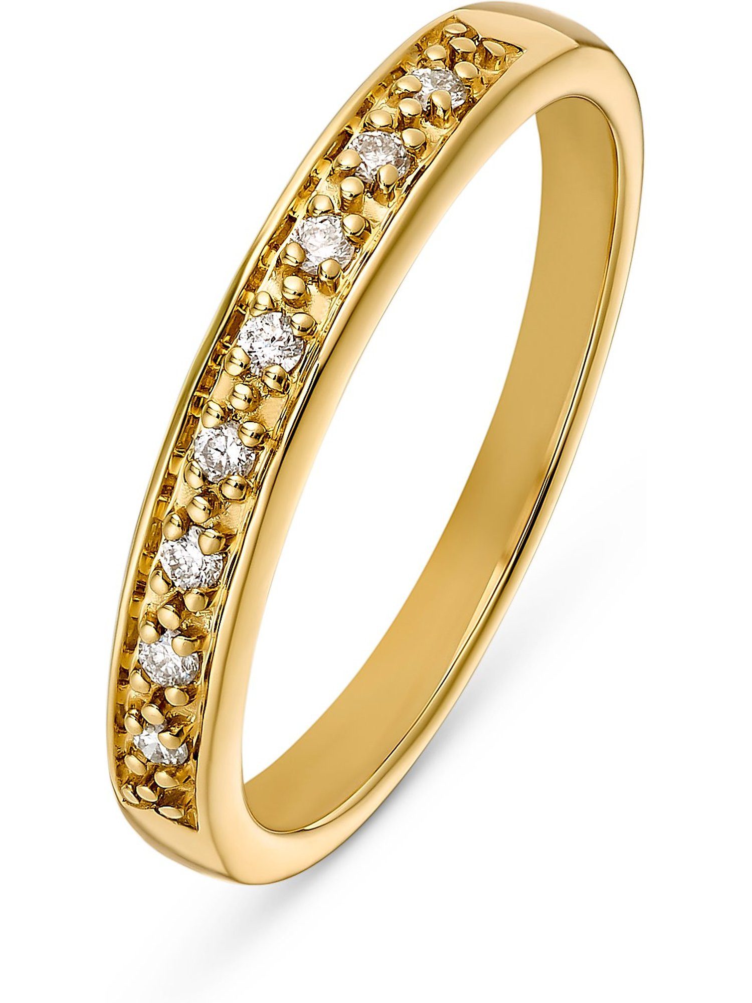 CHRIST Diamantring CHRIST Damen-Damenring 585er Gelbgold 8 Diamant