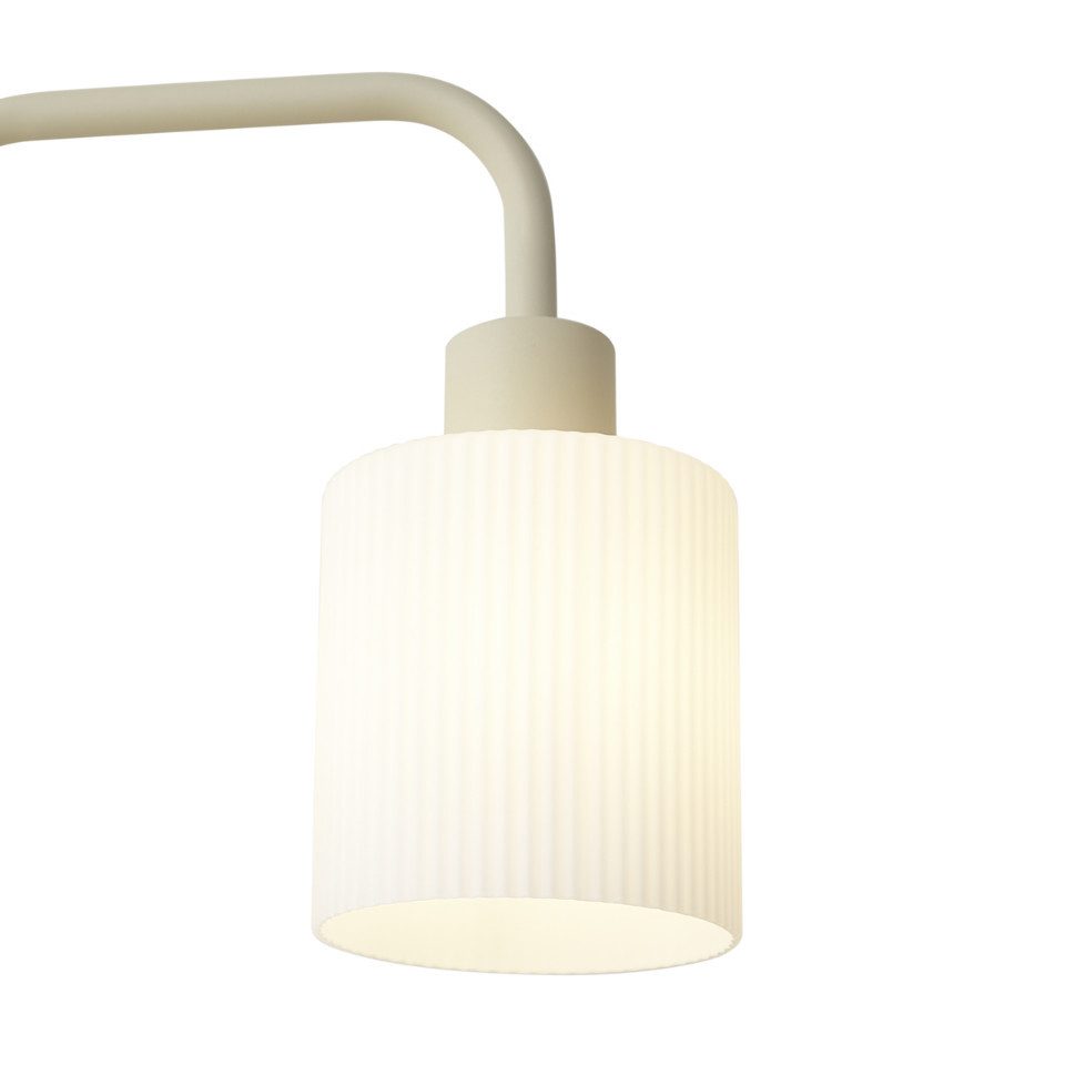 Qazqa Stehlampe Wisp, ohne Leuchtmittel, E27, Beige, Skandinavisch, Stahl, günstig online kaufen