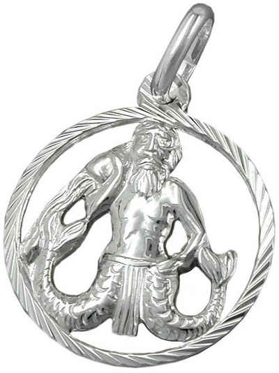 Gallay Sternzeichenanhänger Anhänger 15mm Sternzeichen Wassermann Silber 925 (1-tlg)