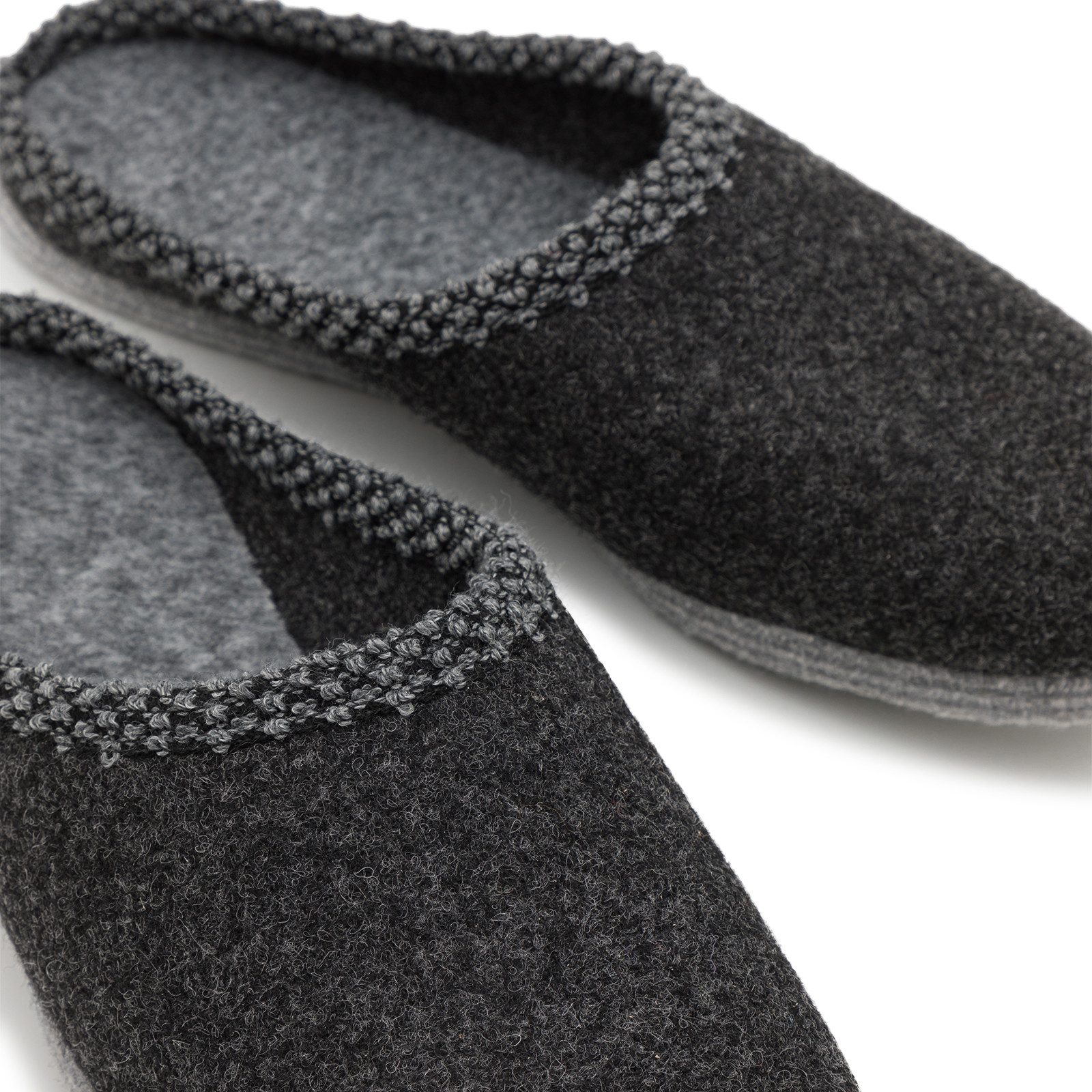 Pantoffelmann Walk-Filzpantoffel Herren Damen Filz Hausschuhe warme Filzlatschen Pantoffel (1 Paar) Filzpantoffeln, Gästepantoffel besonders leicht