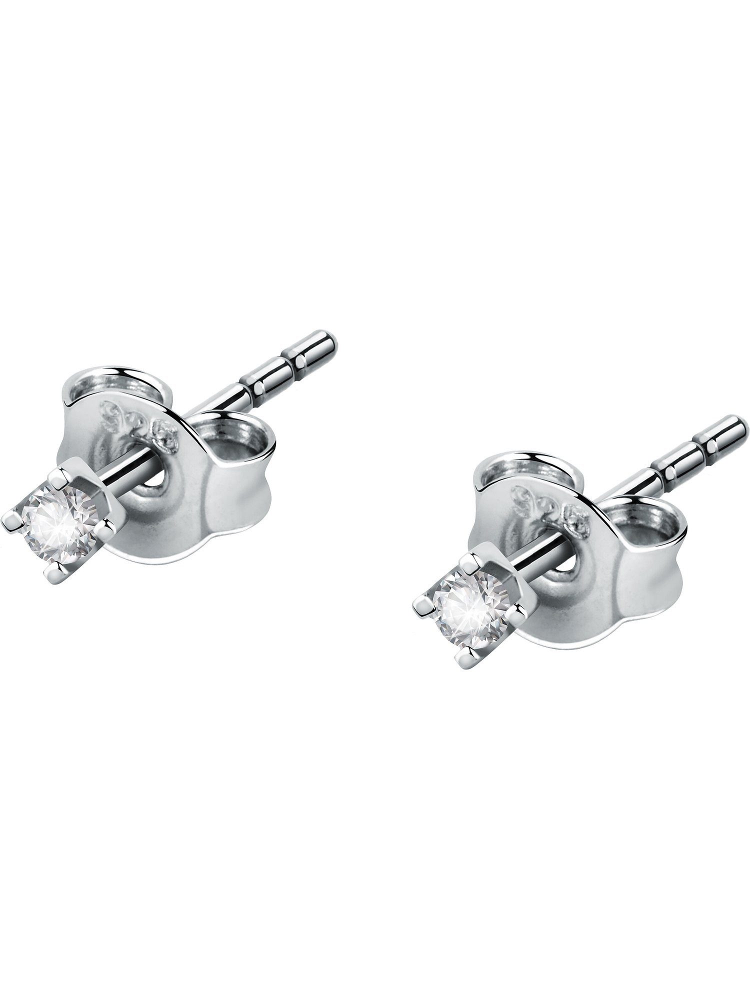 CHRIST Paar Ohrstecker CHRIST Unisex-Ohrstecker 375er Weißgold 2 Diamant günstig online kaufen