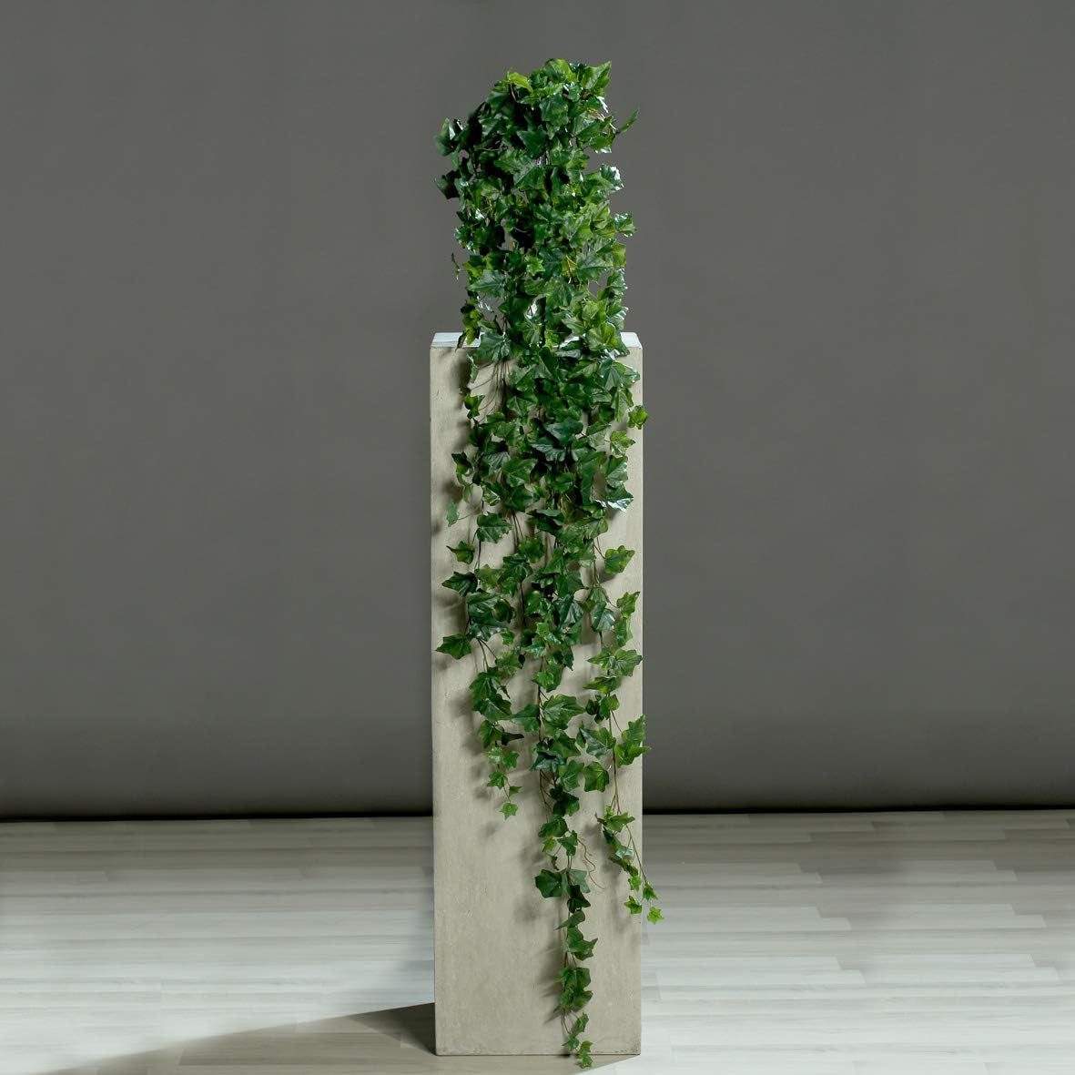 Kunstpflanze Hochwertiger Efeuhänger Efeuranke Efeubusch praktischer Stecker 180cm, mucPlants