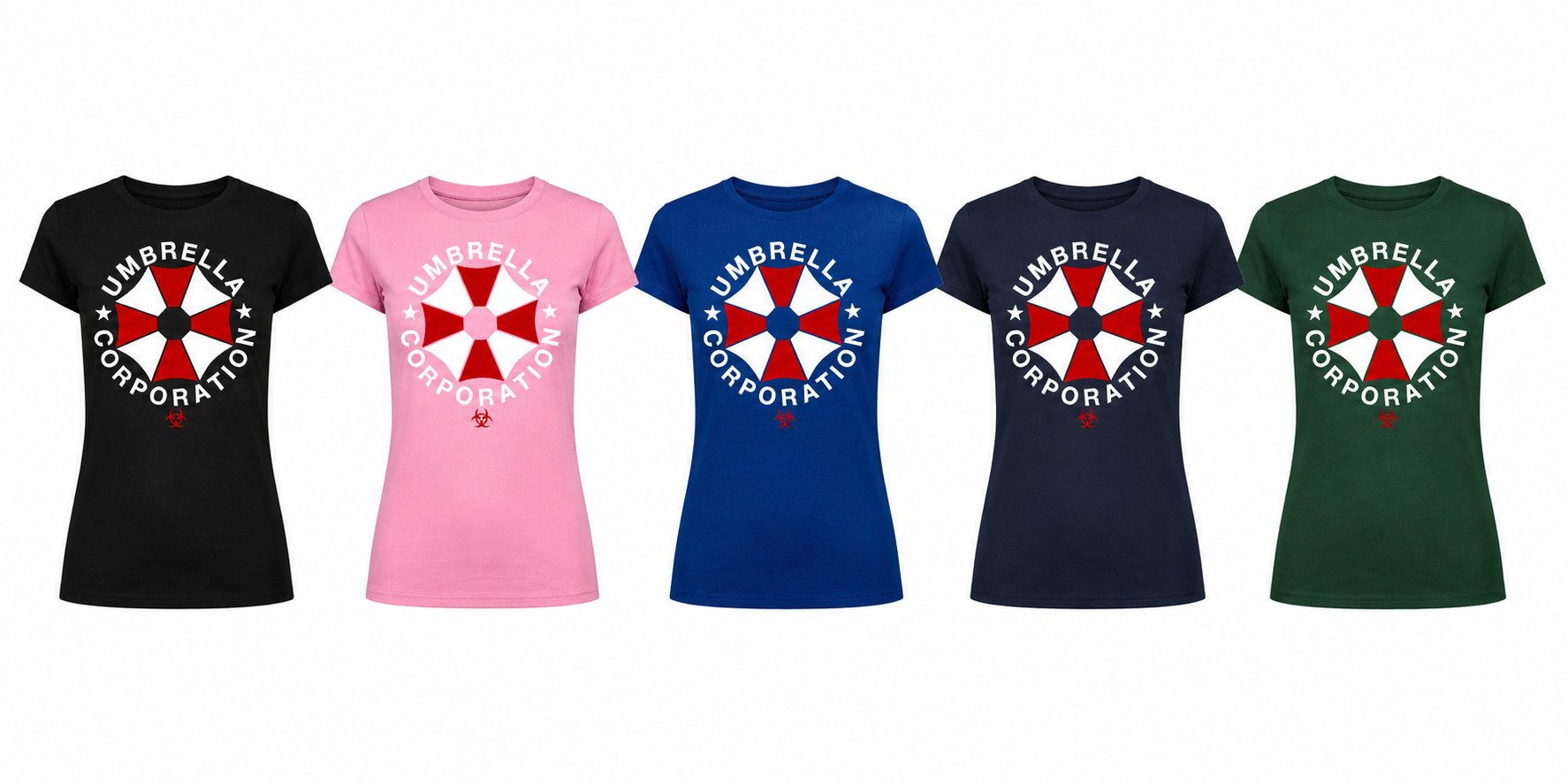 T-Shirt Umbrella Damen Shirt Kultsymbol Print Gamer Freizeit Style