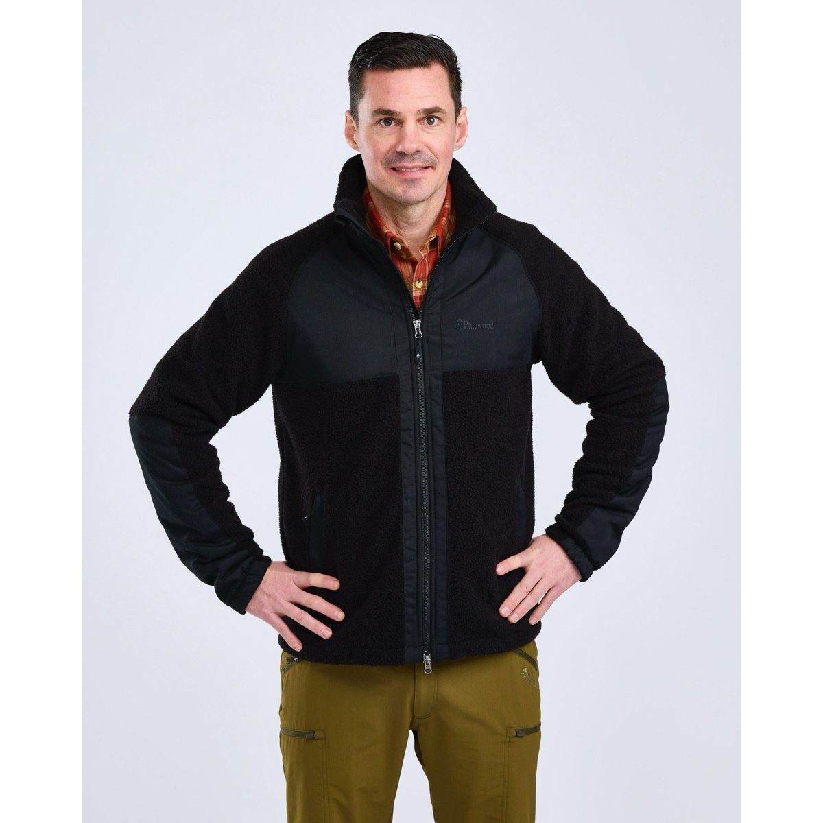 Pinewood Fleecejacke Pile Fleece Jacket Kuschelige Fleecejacke mit strapazierfähigen Verstärkungen und hohem
