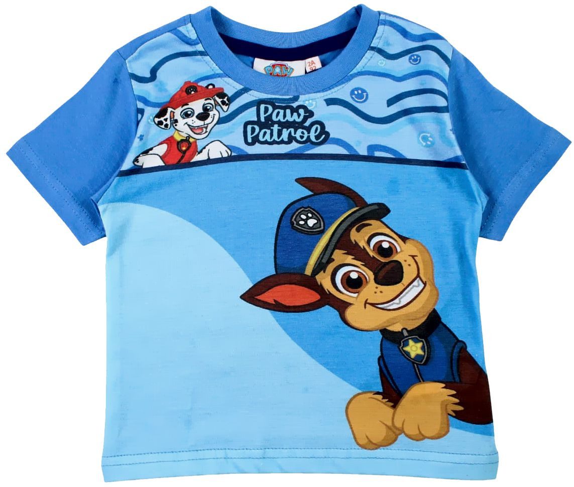 PAW PATROL T-Shirt PAW PATROL Jungen T-Shirt Blau 2 3 4 5 6Jahre