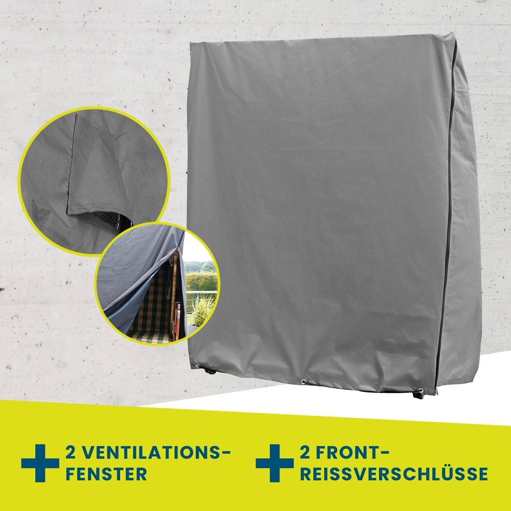 Hoberg Gartenmöbel-Schutzhülle L/XL, Strandkorb Schutzhülle wassefest günstig online kaufen