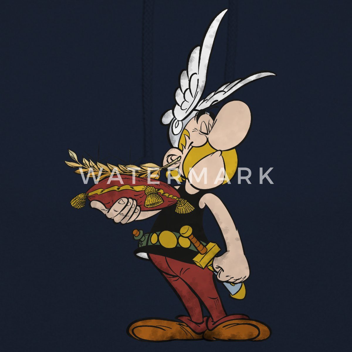 Spreadshirt Hoodie Asterix & Obelix Mit Trophäe Unisex Hoodie (1-tlg)