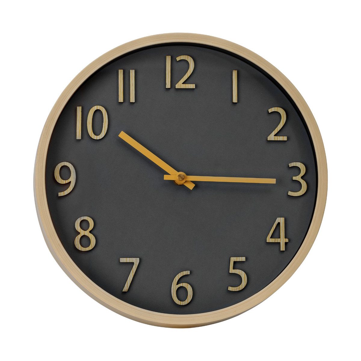 Platinet Wanduhr PZDN (Leises Quarzwerk mit modernem dreidimensionalem Zifferblatt)