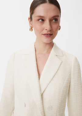 Comma Blusenblazer Blazer aus Bouclé Logo