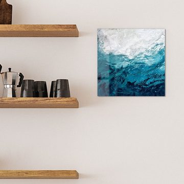DEQORI Magnettafel 'Blick durch Wellen', Whiteboard Pinnwand beschreibbar