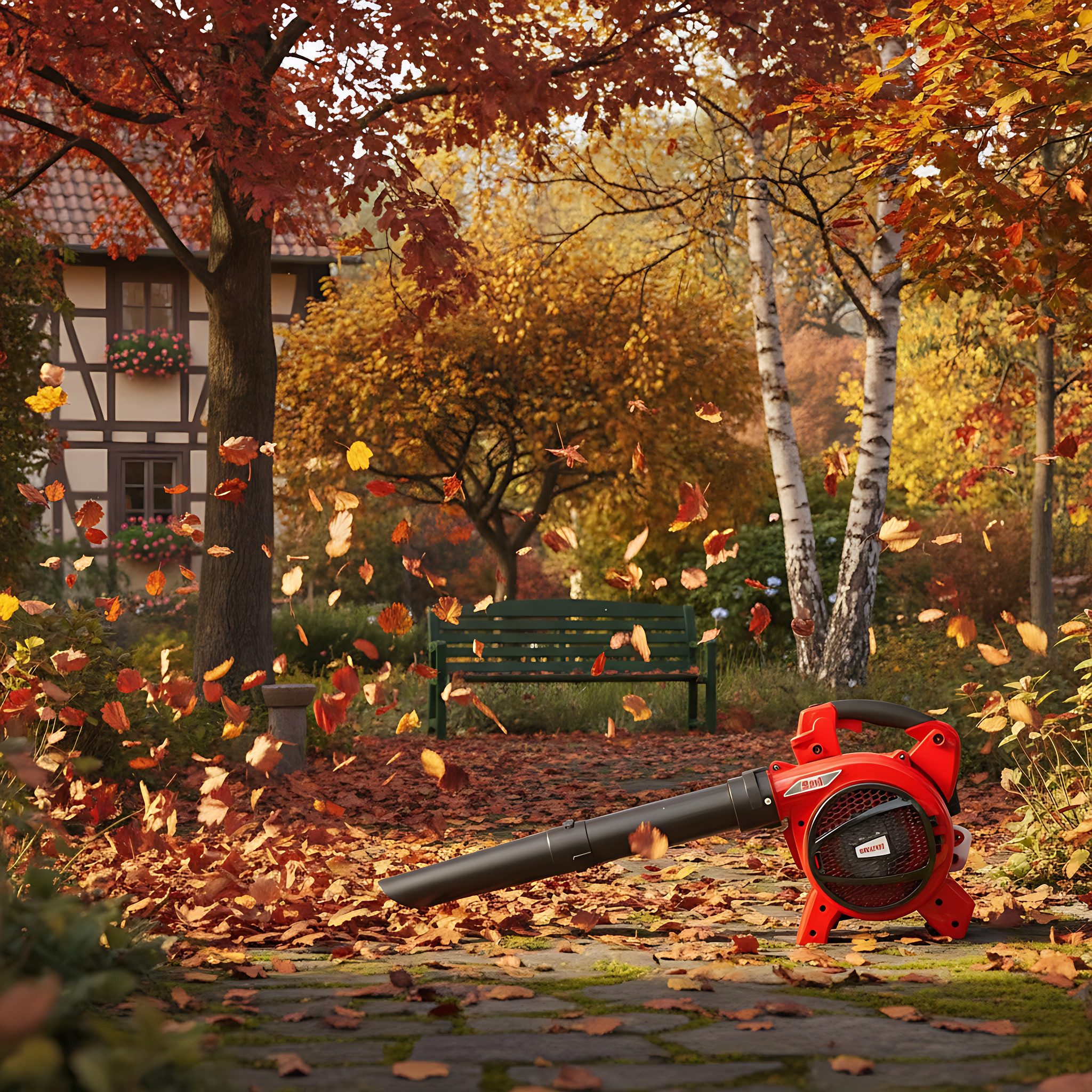 Hecht Benzin-Laubbläser 9280 3in1 Laubsauger Laubhäcksler, 1 PS, 50 Liter F günstig online kaufen