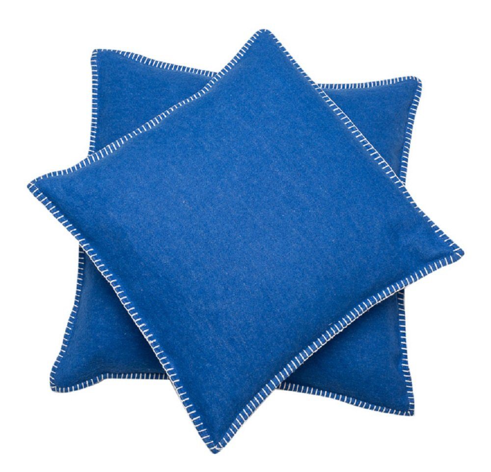 DAVID FUSSENEGGER Kissenbezug Kissenhülle Sylt 'Uni', Flanell günstig online kaufen