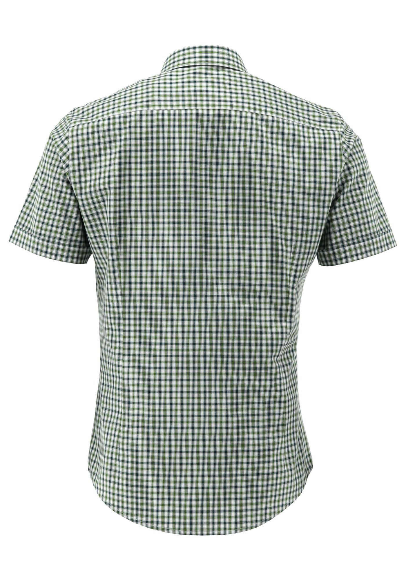 OS Trachten Trachtenhemd Ipuve Kurzarmhemd mit Hirsch-Stickerei auf der Bru günstig online kaufen