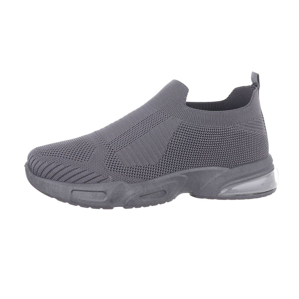 Coolwalk Herren Low-Top Freizeit Sneaker Flach Sneakers in Grau