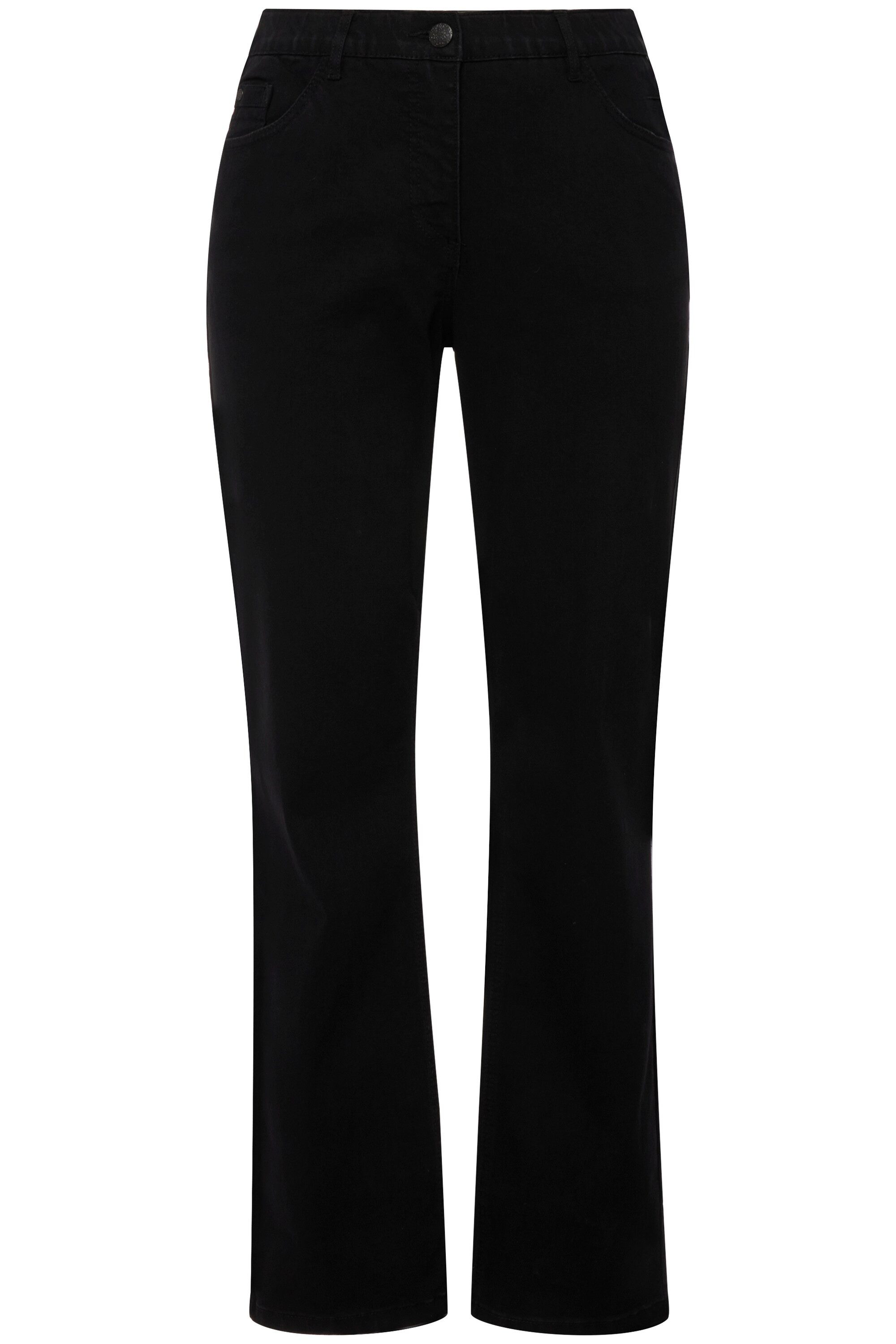 Ulla Popken Funktionshose Jeans Mandy gerade 5-Pocket-Form Komfortbund günstig online kaufen