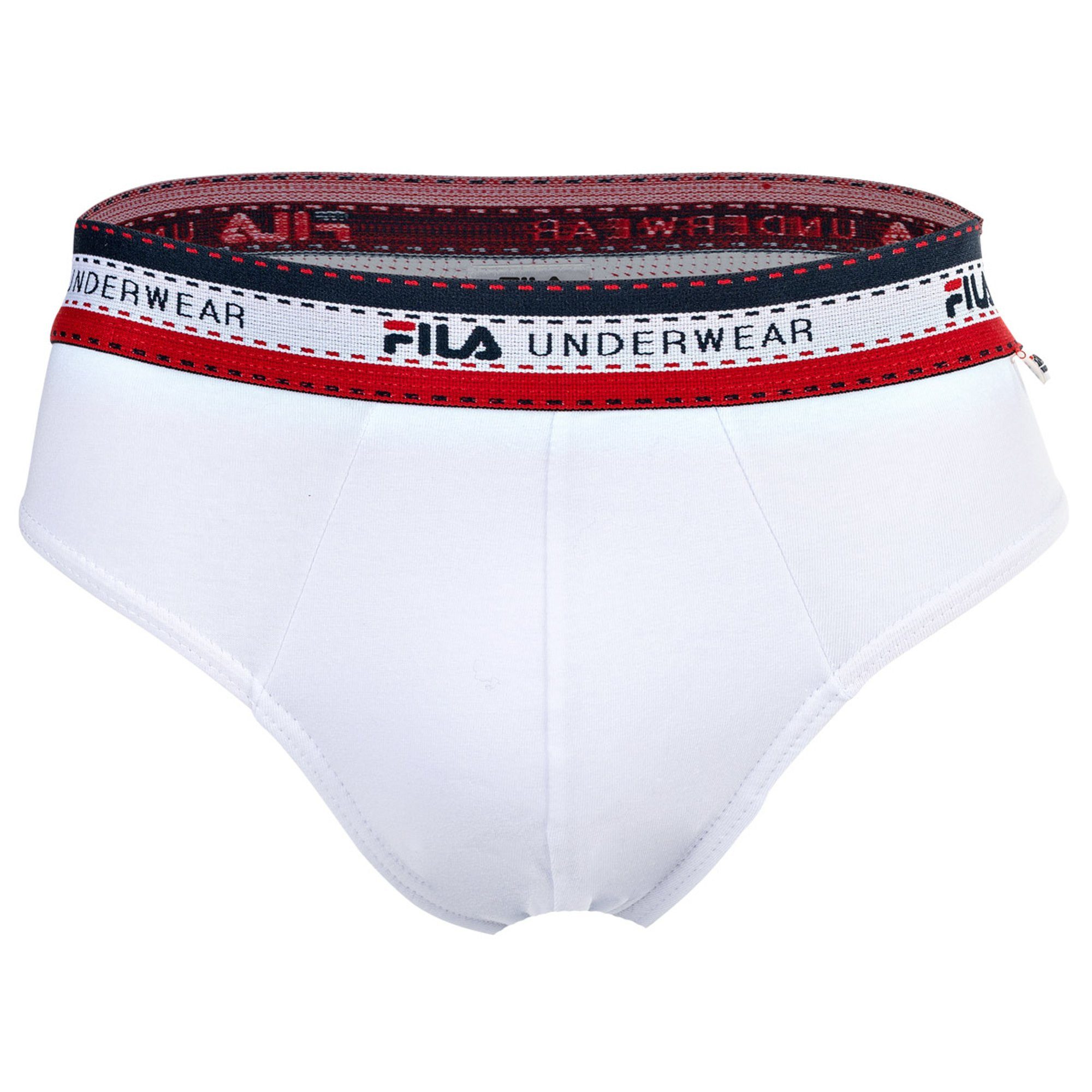 Fila Slip Herren Slip 4er Pack Baumwollmischung (Packung, 4er Pack)