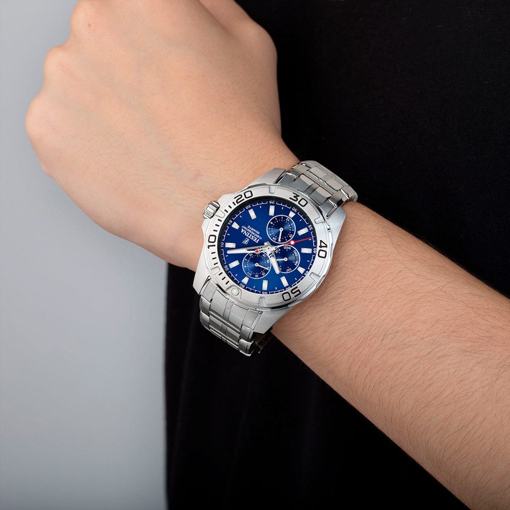 Festina Quarzuhr Herrenuhr F20445/2 – Blaues günstig online kaufen