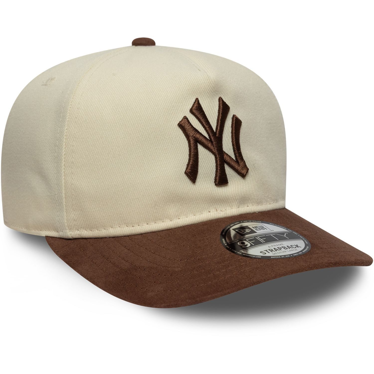 New Era Snapback Cap 9Fifty AFrame Snap SUEDE New York Yankees
