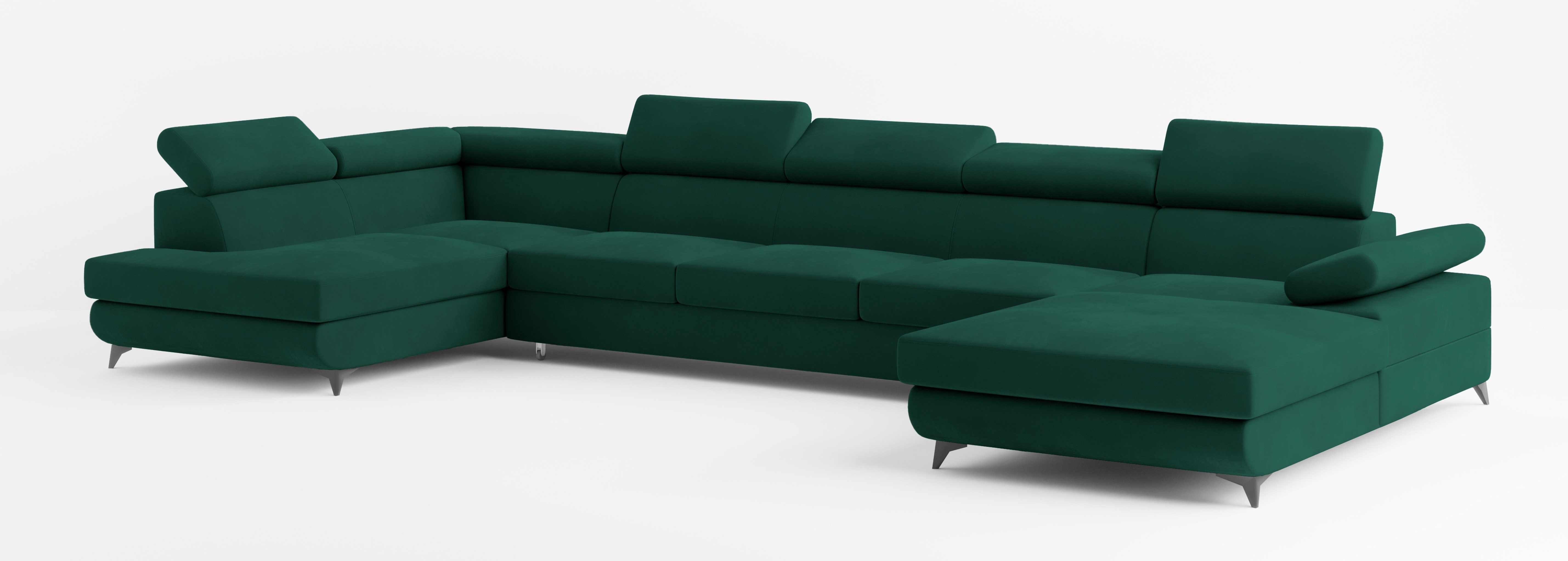 Masseno Ecksofa MONTIVA mit Schlaffunktion U-Form, günstig online kaufen