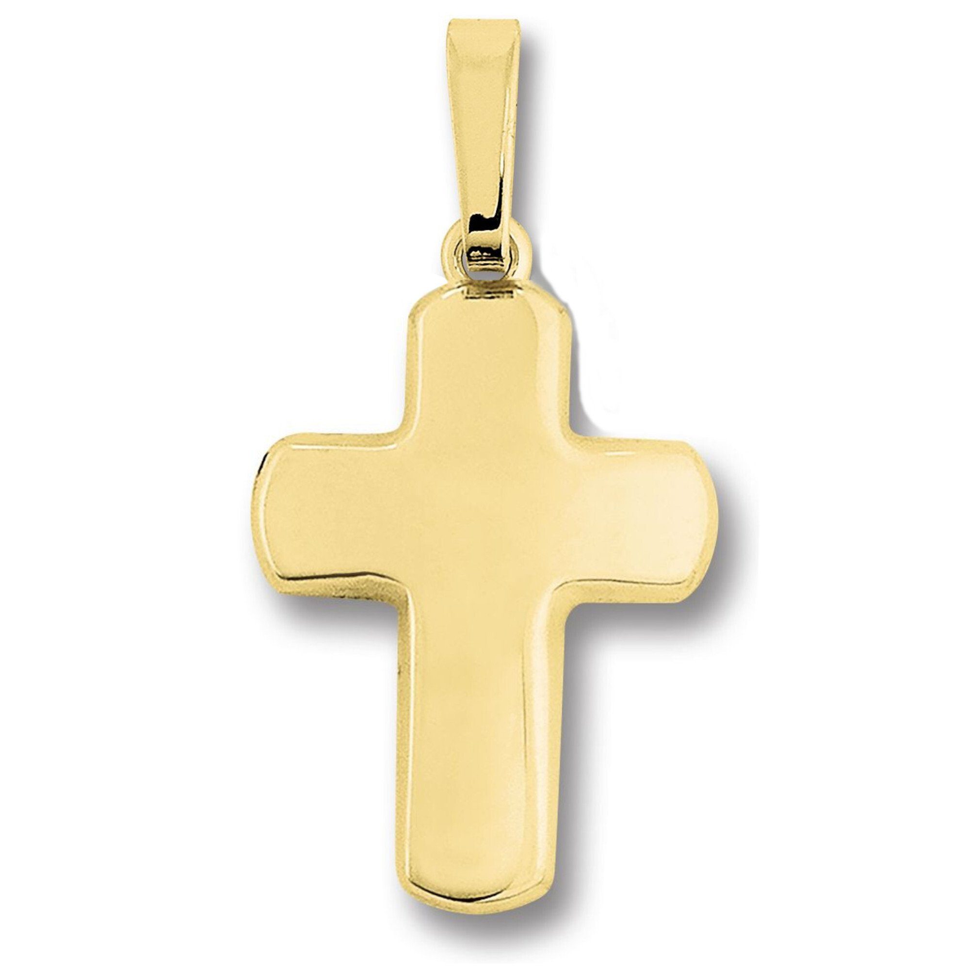 Kettenanhänger Kreuz Anhänger aus 333 Gelbgold