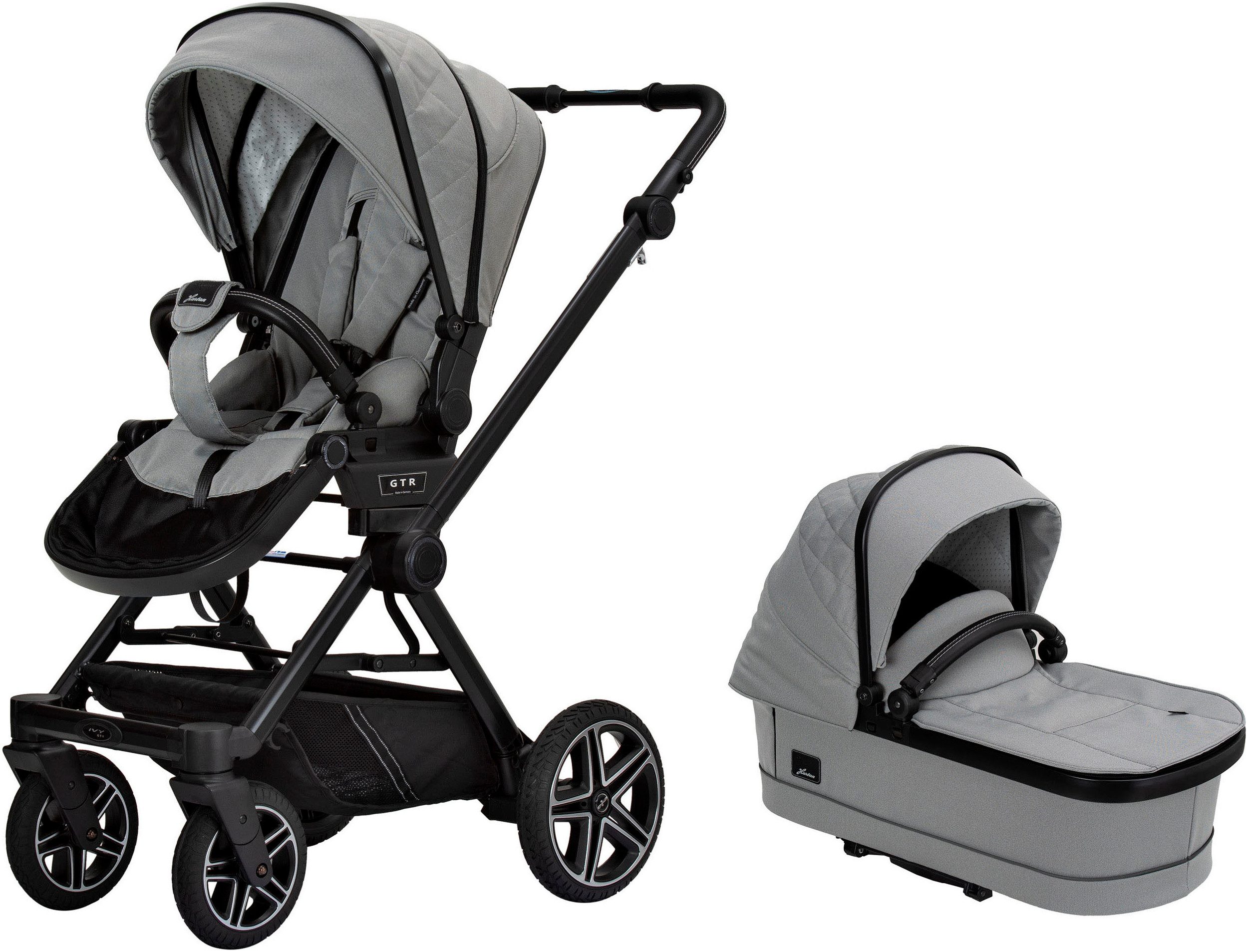Hartan Kombi-Kinderwagen Ivy GTR Selection Falttasche, Made in Germany