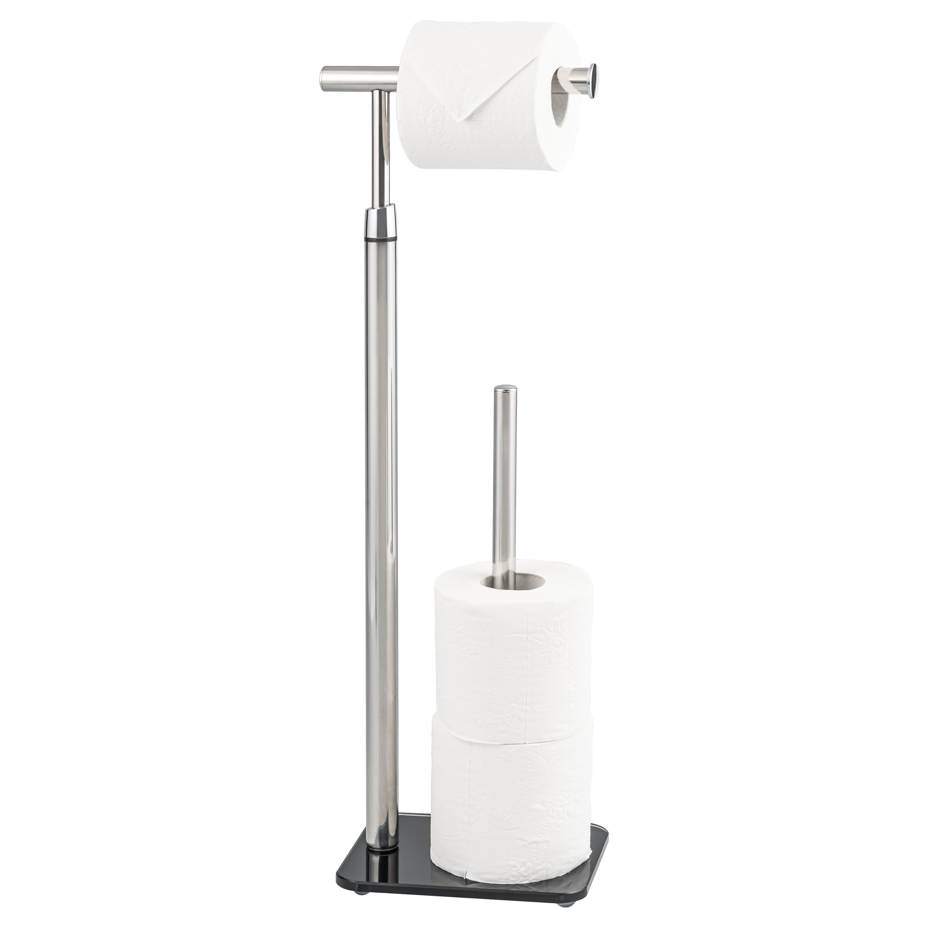 bremermann Toilettenpapierhalter Stand-WC-Rollenhalter 2in1, Ersatzrollenha günstig online kaufen