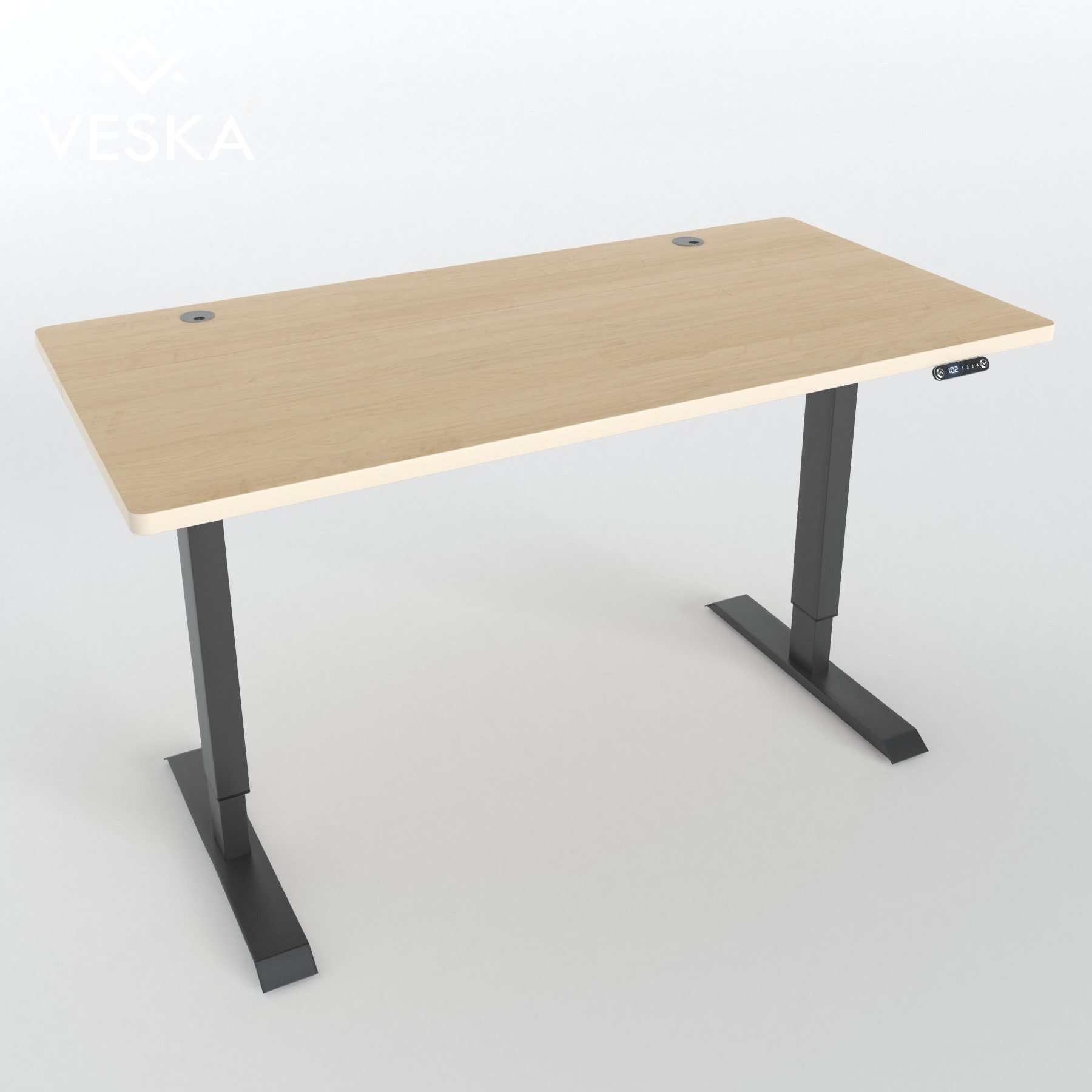 VESKA Schreibtisch Höhenverstellbar 140 x 70 günstig online kaufen