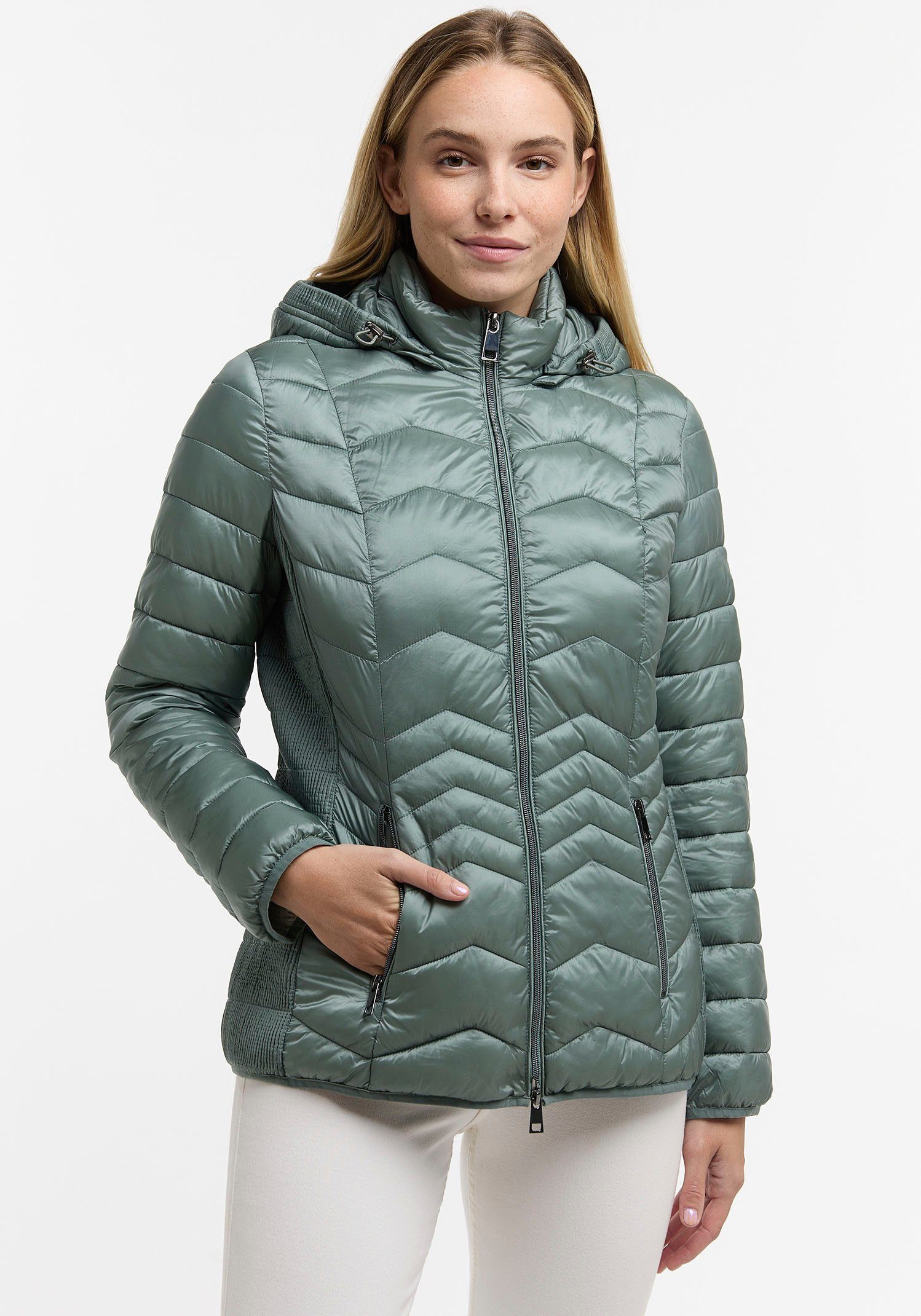 Barbara Lebek Steppjacke daunenfrei dark mint | Übergangsjacken