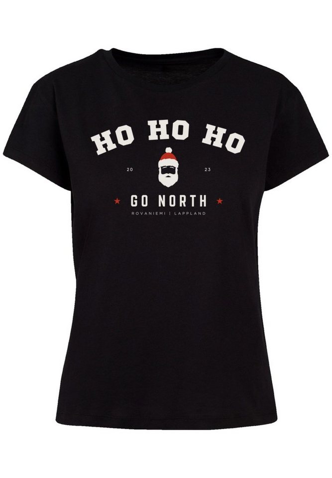 Basic Ho T-Shirt Ho Santa F4NT4STIC Ho Design mit minimalistischem Geschenk, Weihnachten Weihnachten, Logo, Claus Vielseitiges