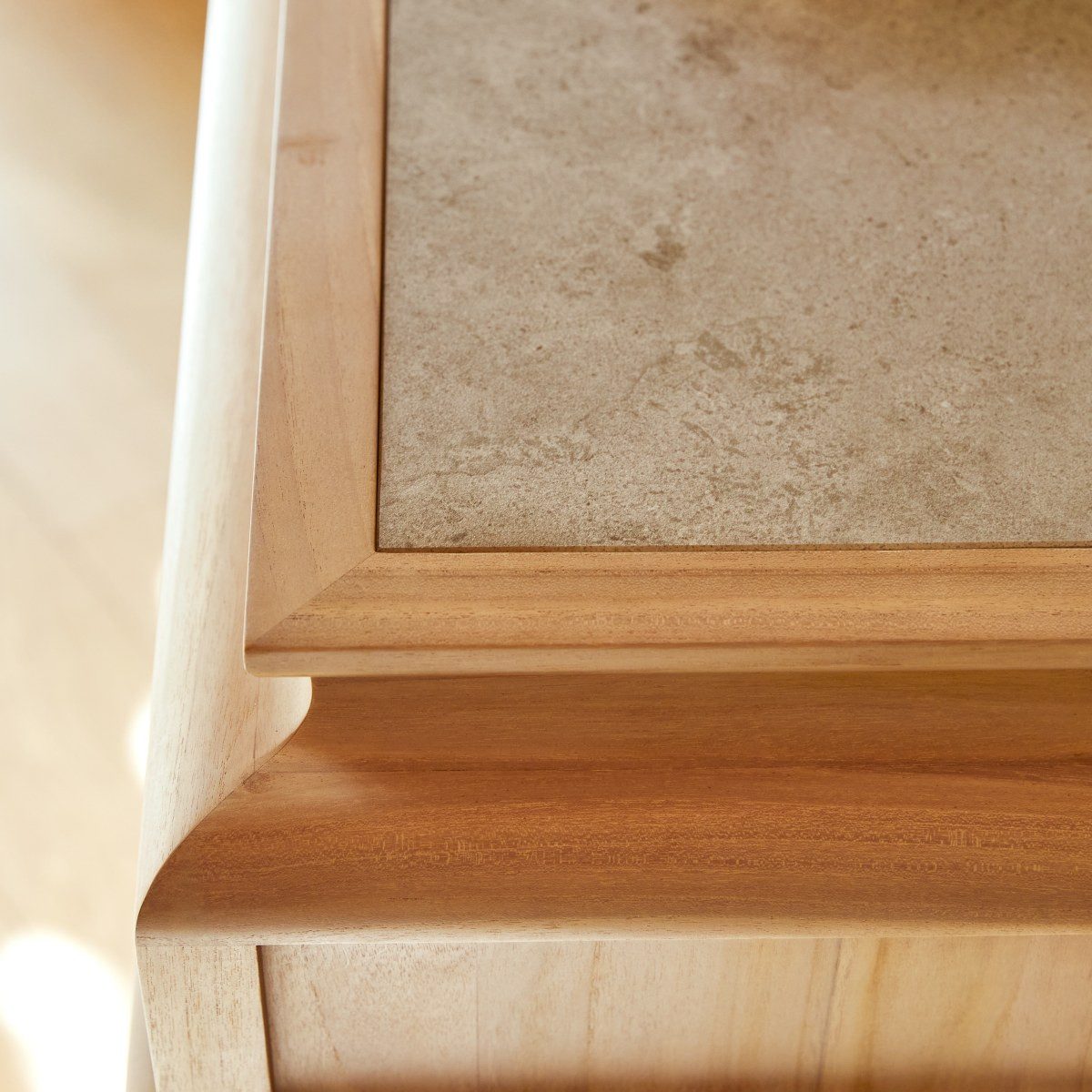 Tikamoon Kommode Kommode aus massivem Teakholz