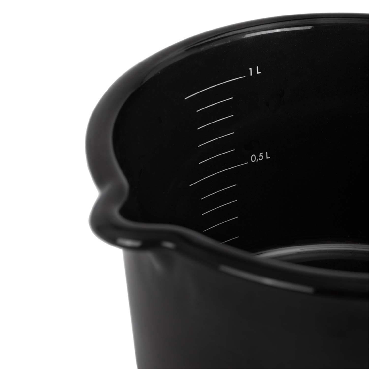 Kochtopf Petromax Emaille Stieltopf Stielkasserolle Indoor Outdoor Küche schwarz 1 Liter, emailliertes Stahlblech