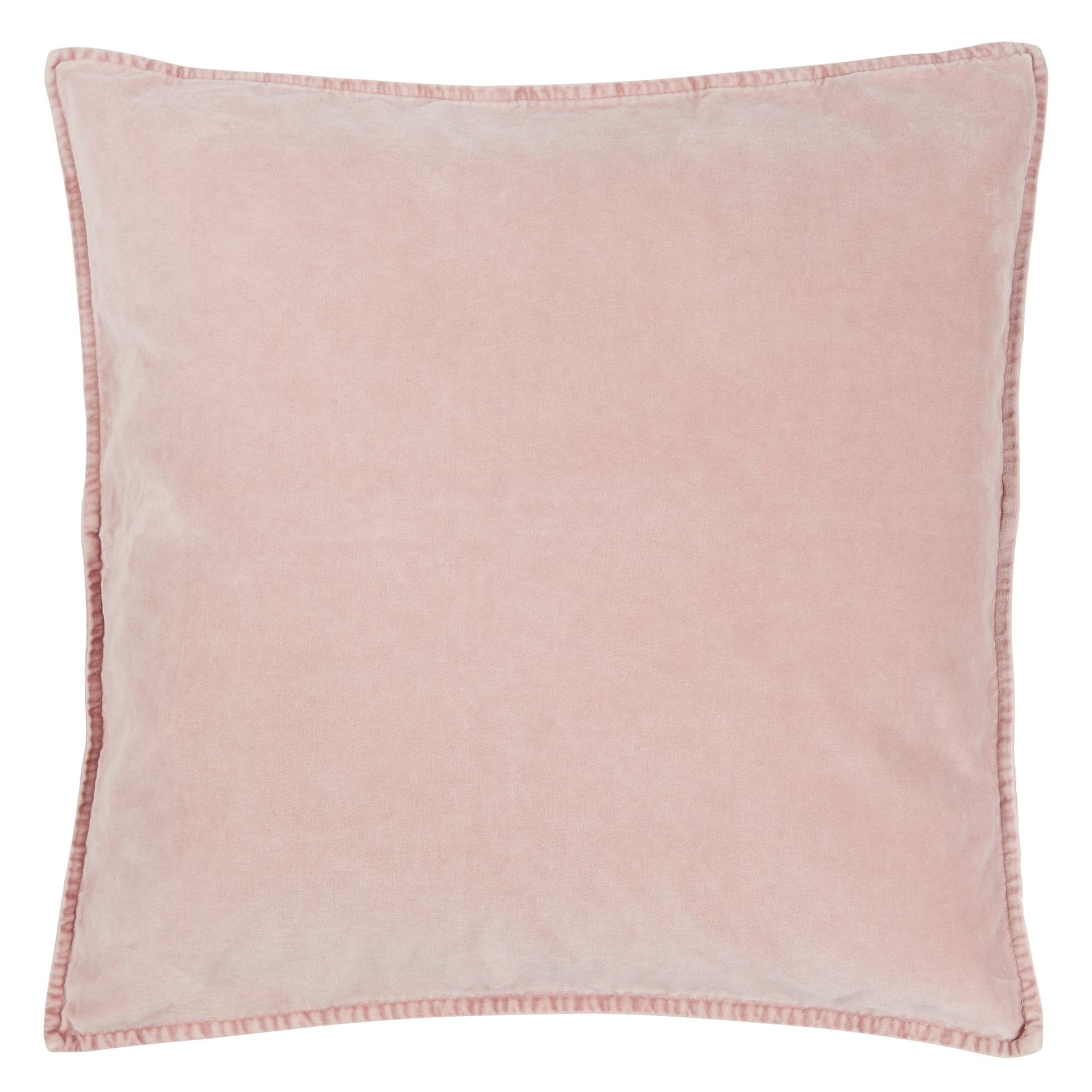 Ib Laursen Kissenhüllen Ib Laursen - Kissenbezug Rosa 52x52cm Samt Velour ( günstig online kaufen