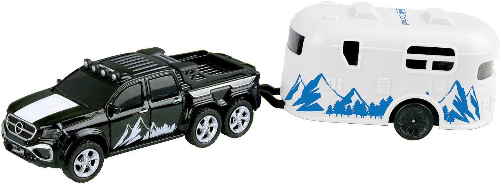 Revell® RC-Auto Revell® control, Mini RC Car mit Wohnwagen, 2,4Ghz