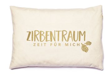 herbalind Zirbenkissen Zirbentraum, Naturprodukt, 1-tlg., Gefüllt mit hochwertigen Zirbenholzflocken, Made in Germany