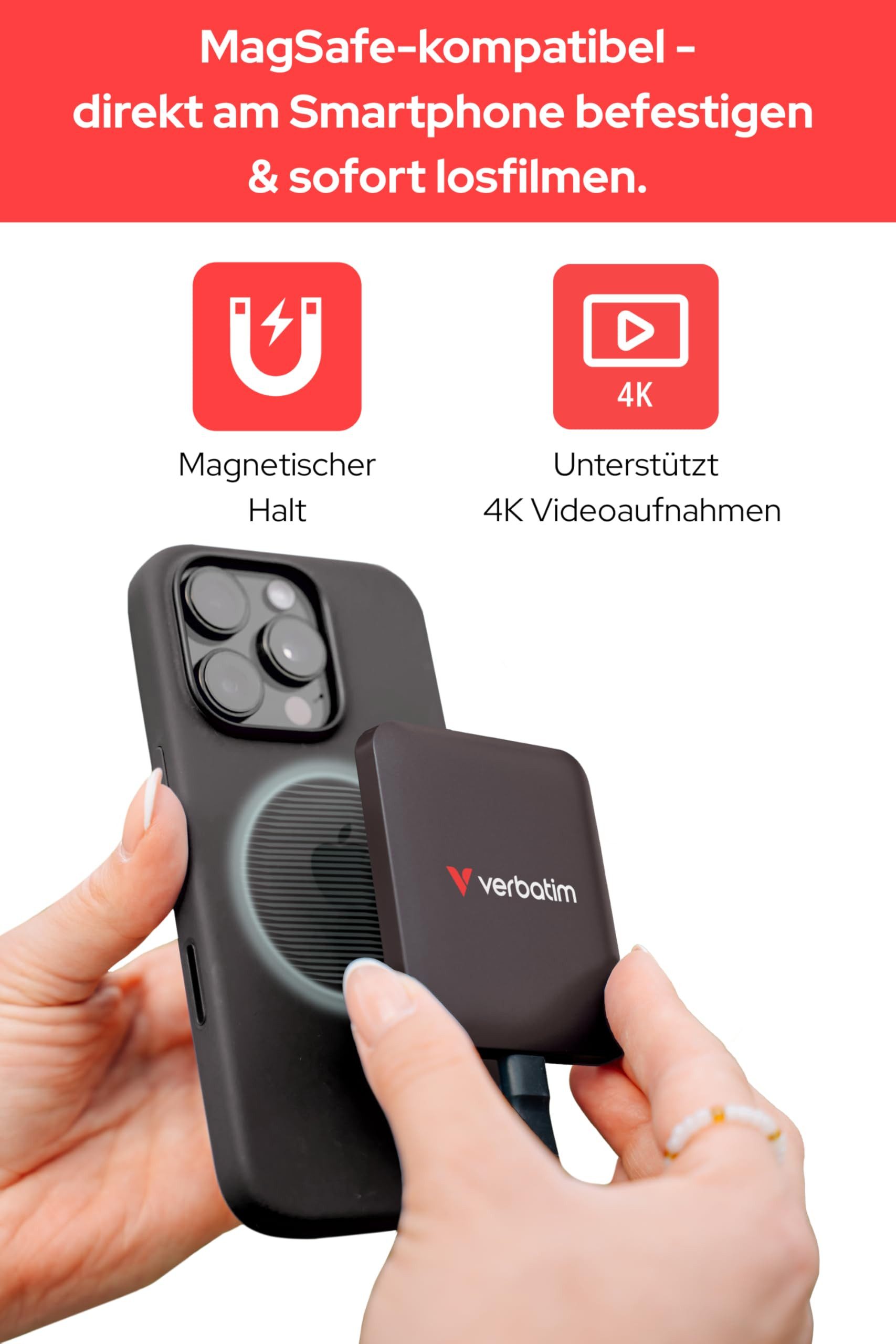 Verbatim Verbatim VER SnapBack SSD 1TB Mocha HDD-Festplatte, 1TB Portable SSD mit robustem Design