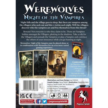 Pegasus Spiele Spiel, Familienspiel 18276E - Werewolves Night of the Vampires English Edition GB, Rollenspiel